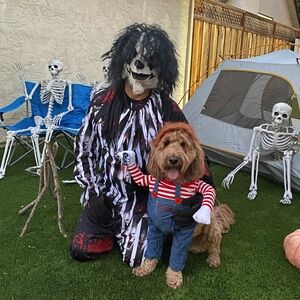 Chucky doll Dog Costume Size - XL